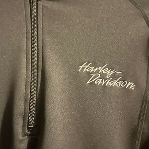 Long sleeve black microfiber Harley Davidson shirt